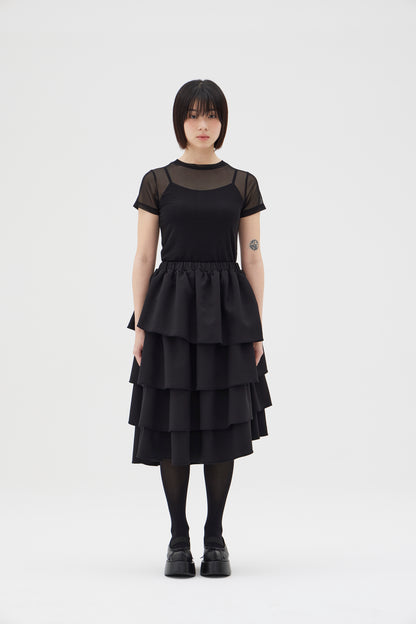 floral can can skirt