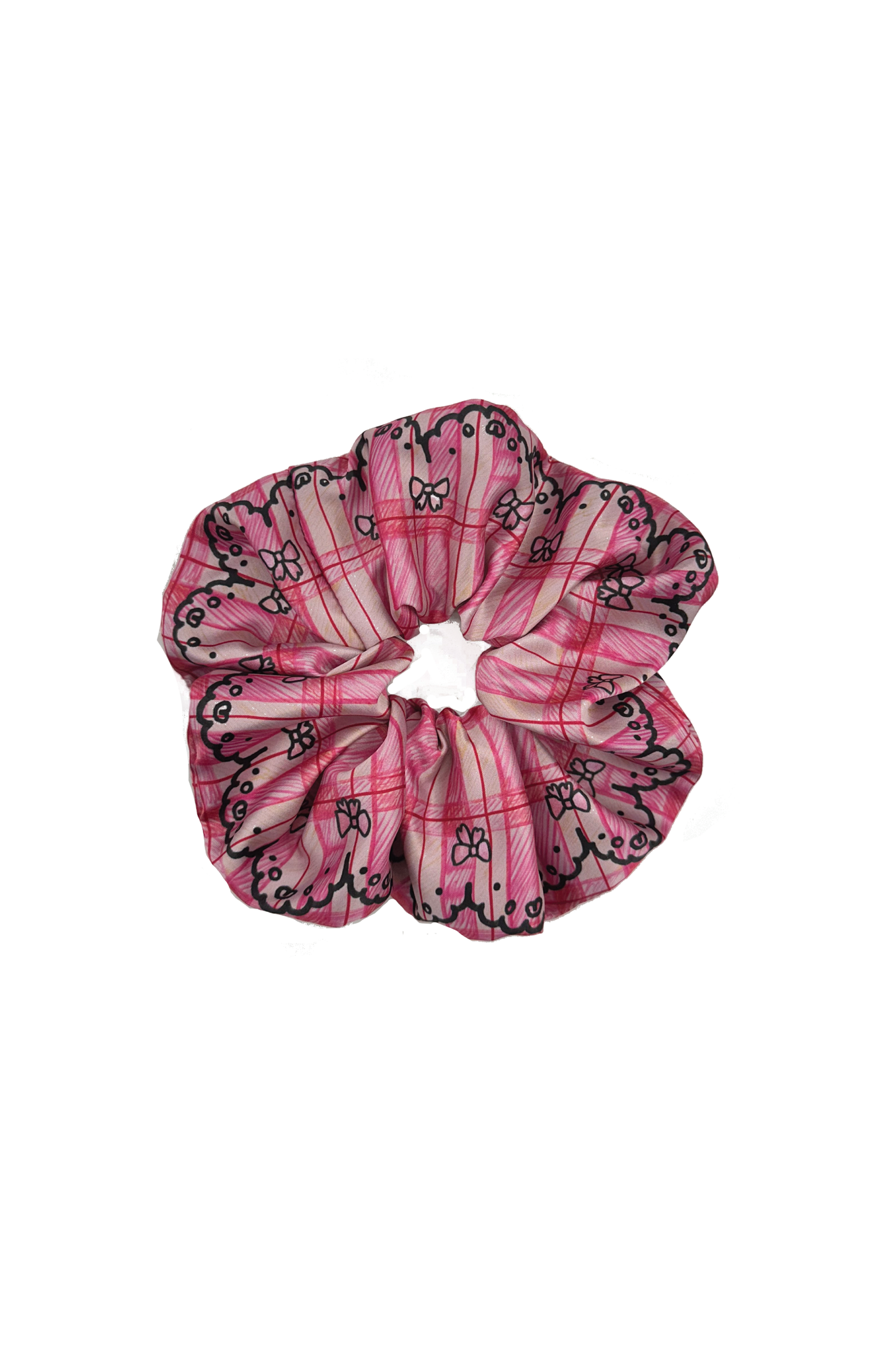mimichan check scrunchie ,lace scrunchie