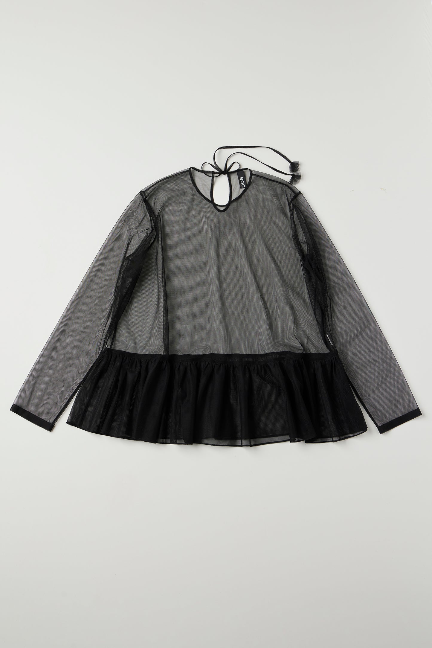 petal shirring blouse