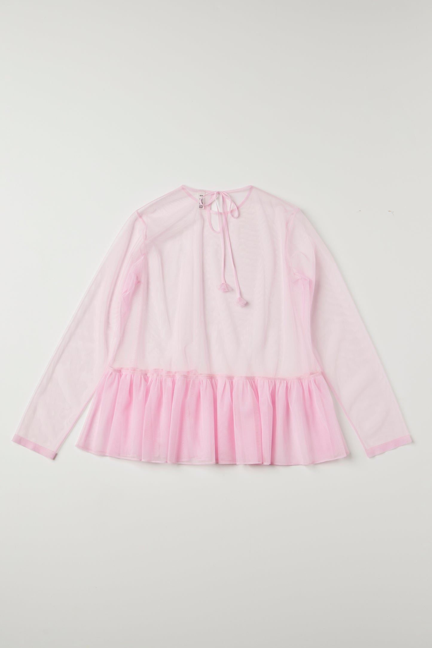 petal shirring blouse