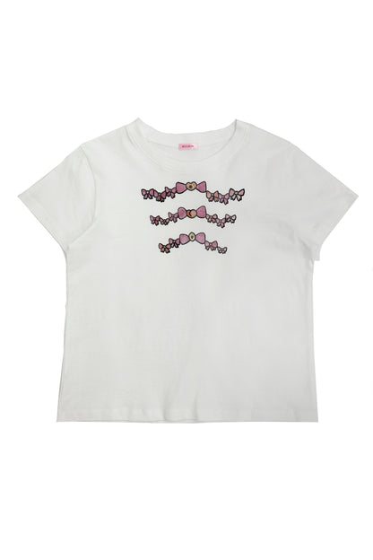 mimichan 3ribbon T-shirt